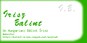 irisz balint business card